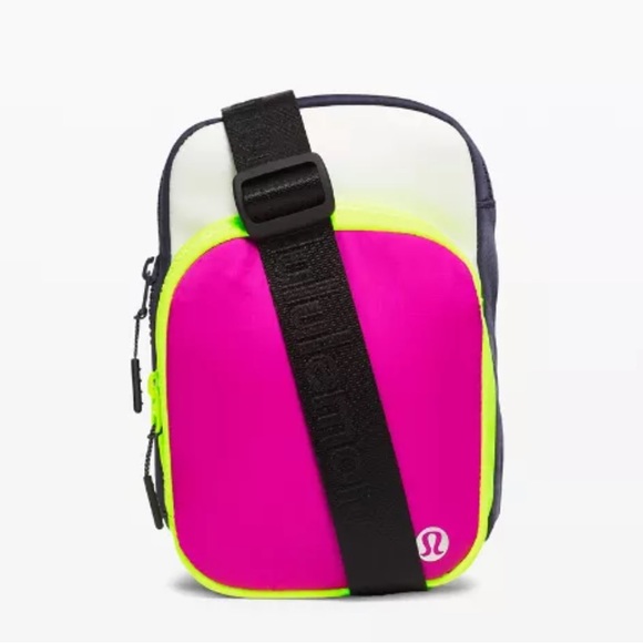 lululemon athletica Bags Nwt Lululemon Pink White Colorblock The
